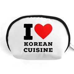 I Love Korean Cuisine Accessory Pouch (medium) by ilovewhateva