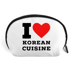 I Love Korean Cuisine Accessory Pouch (large) by ilovewhateva