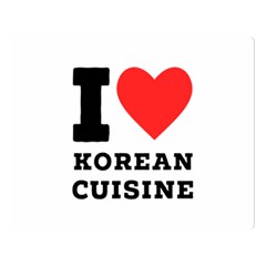 I Love Korean Cuisine Two Sides Premium Plush Fleece Blanket (large) by ilovewhateva