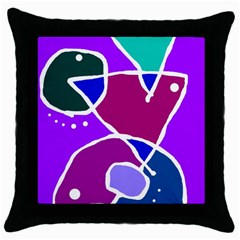 Mazipoodles In The Frame  Throw Pillow Case (black) by Mazipoodles