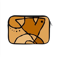 Mazipoodles In The Frame - Brown Apple Macbook Pro 15  Zipper Case by Mazipoodles