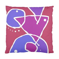 Mazipoodles In The Frame  - Pink Purple Standard Cushion Case (one Side) by Mazipoodles