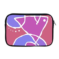 Mazipoodles In The Frame  - Pink Purple Apple Macbook Pro 17  Zipper Case by Mazipoodles