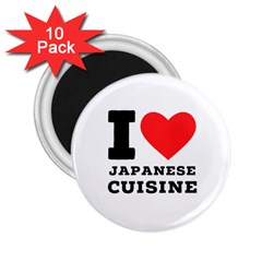 I Love Japanese Cuisine 2 25  Magnets (10 Pack) 