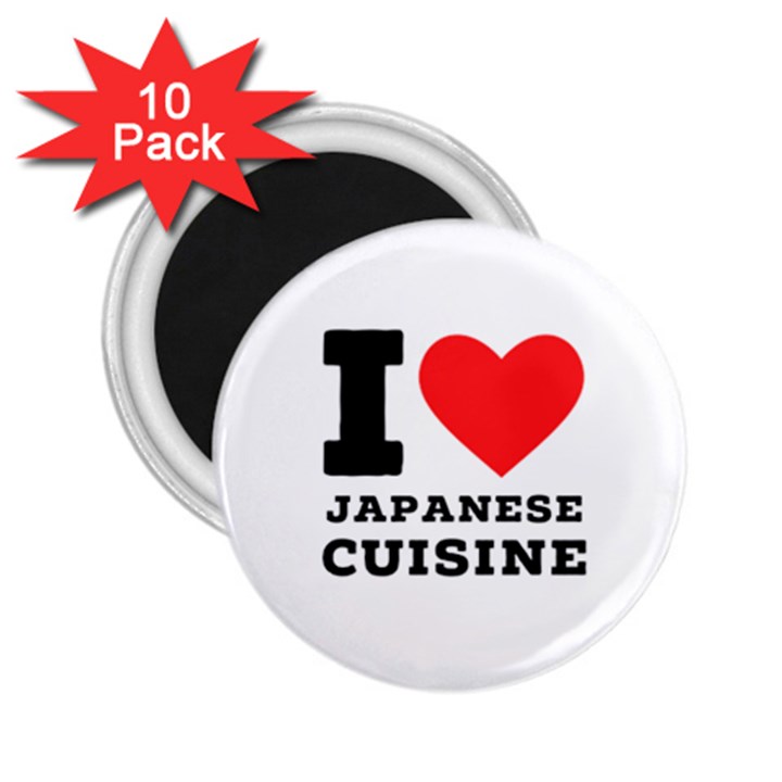 I love Japanese cuisine 2.25  Magnets (10 pack) 