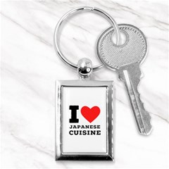 I Love Japanese Cuisine Key Chain (rectangle) by ilovewhateva