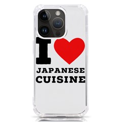 I Love Japanese Cuisine Iphone 14 Pro Tpu Uv Print Case by ilovewhateva