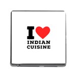 I love Indian cuisine Memory Card Reader (Square 5 Slot) Front