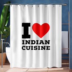 I Love Indian Cuisine Shower Curtain 60  X 72  (medium)  by ilovewhateva