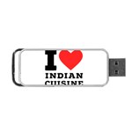 I love Indian cuisine Portable USB Flash (Two Sides) Front