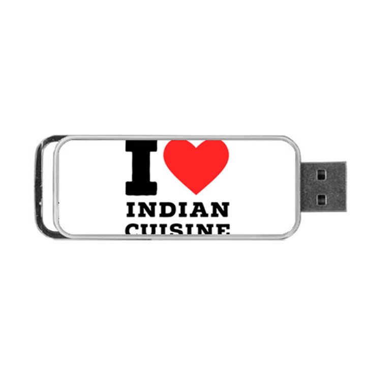 I love Indian cuisine Portable USB Flash (Two Sides)