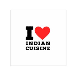 I Love Indian Cuisine Square Satin Scarf (30  X 30 ) by ilovewhateva