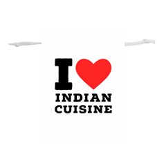 I Love Indian Cuisine Lightweight Drawstring Pouch (m) by ilovewhateva