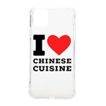 I love Chinese cuisine iPhone 11 Pro Max 6.5 Inch TPU UV Print Case Front