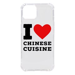 I Love Chinese Cuisine Iphone 14 Tpu Uv Print Case by ilovewhateva