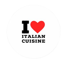 I Love Italian Cuisine Mini Round Pill Box by ilovewhateva