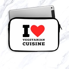 I Love Vegetarian Cuisine  Apple Ipad Mini Zipper Cases by ilovewhateva