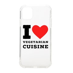 I Love Vegetarian Cuisine  Iphone 11 Tpu Uv Print Case