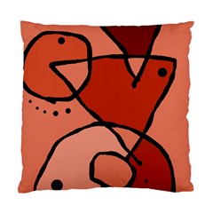 Mazipoodles In The Frame - Reds Standard Cushion Case (one Side) by Mazipoodles