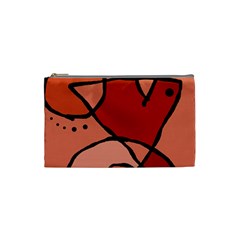 Mazipoodles In The Frame - Reds Cosmetic Bag (small)