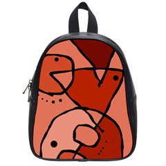 Mazipoodles In The Frame - Reds School Bag (small)