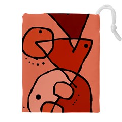 Mazipoodles In The Frame - Reds Drawstring Pouch (5xl) by Mazipoodles