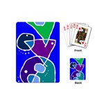 Mazipoodles In The Frame - Balanced Meal 2 Playing Cards Single Design (Mini) Back