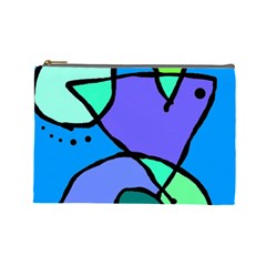 Mazipoodles In The Frame - Balanced Meal 5 Cosmetic Bag (large) by Mazipoodles