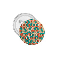 Multicolored Honeycomb Colorful Abstract Geometry 1 75  Buttons by Vaneshop