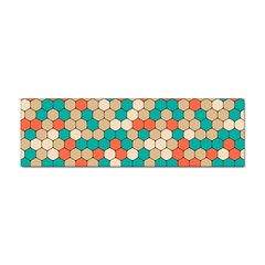 Multicolored Honeycomb Colorful Abstract Geometry Sticker (Bumper)