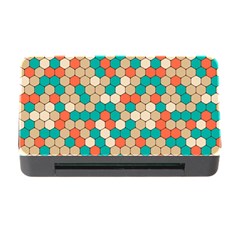 Multicolored Honeycomb Colorful Abstract Geometry Memory Card Reader With Cf by Vaneshop