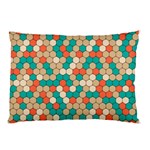 Multicolored Honeycomb Colorful Abstract Geometry Pillow Case (Two Sides) Front