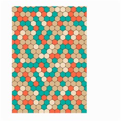 Multicolored Honeycomb Colorful Abstract Geometry Large Garden Flag (two Sides) by Vaneshop