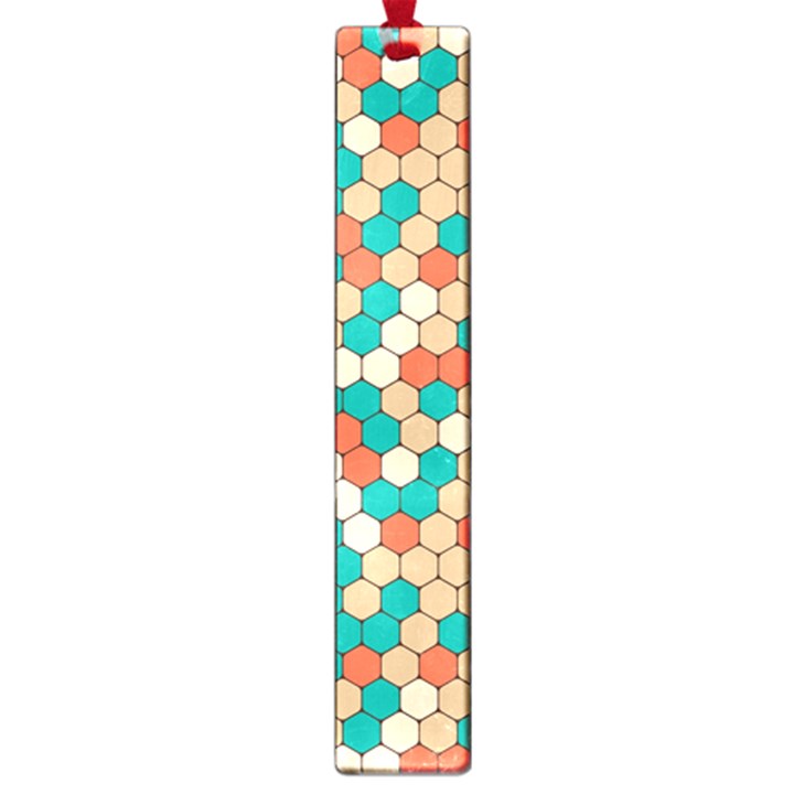 Multicolored Honeycomb Colorful Abstract Geometry Large Book Marks