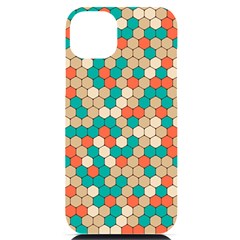 Multicolored Honeycomb Colorful Abstract Geometry Iphone 14 Plus Black Uv Print Case