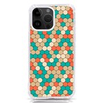 Multicolored Honeycomb Colorful Abstract Geometry iPhone 14 Pro Max TPU UV Print Case Front