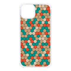 Multicolored Honeycomb Colorful Abstract Geometry Iphone 13 Tpu Uv Print Case by Vaneshop