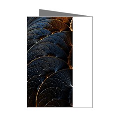 Abstract Dark Shine Structure Fractal Golden Mini Greeting Cards (pkg Of 8) by Vaneshop