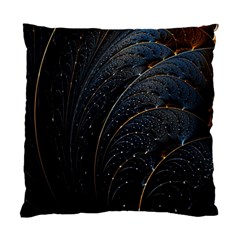 Abstract Dark Shine Structure Fractal Golden Standard Cushion Case (one Side) by Vaneshop