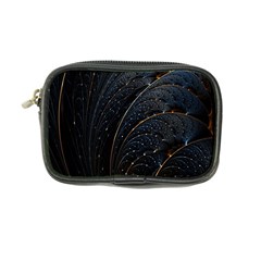 Abstract Dark Shine Structure Fractal Golden Coin Purse by Vaneshop