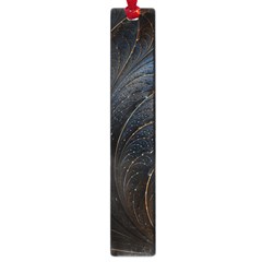 Abstract Dark Shine Structure Fractal Golden Large Book Marks by Vaneshop