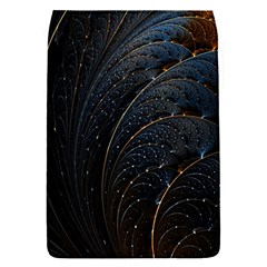 Abstract Dark Shine Structure Fractal Golden Removable Flap Cover (s) by Vaneshop