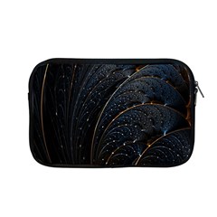 Abstract Dark Shine Structure Fractal Golden Apple Macbook Pro 13  Zipper Case by Vaneshop