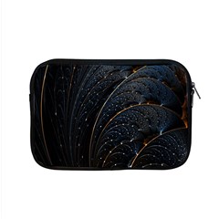 Abstract Dark Shine Structure Fractal Golden Apple Macbook Pro 15  Zipper Case by Vaneshop