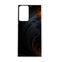 Abstract Dark Shine Structure Fractal Golden Samsung Galaxy Note 20 Ultra Tpu Uv Case by Vaneshop