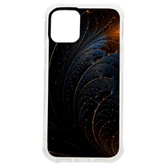 Abstract Dark Shine Structure Fractal Golden Iphone 12 Mini Tpu Uv Print Case	 by Vaneshop