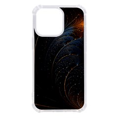 Abstract Dark Shine Structure Fractal Golden Iphone 13 Pro Tpu Uv Print Case by Vaneshop