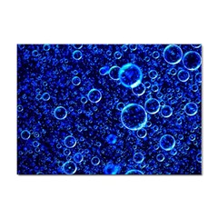 Blue Bubbles Abstract Sticker A4 (100 Pack) by Vaneshop