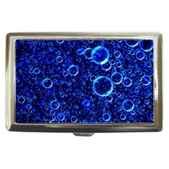 Blue Bubbles Abstract Cigarette Money Case by Vaneshop