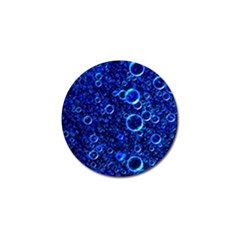 Blue Bubbles Abstract Golf Ball Marker by Vaneshop